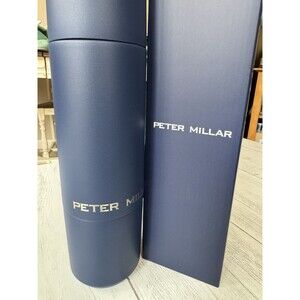 Peter Millar Limited Edition Insulated Thermos Navy Blue MSRP $125